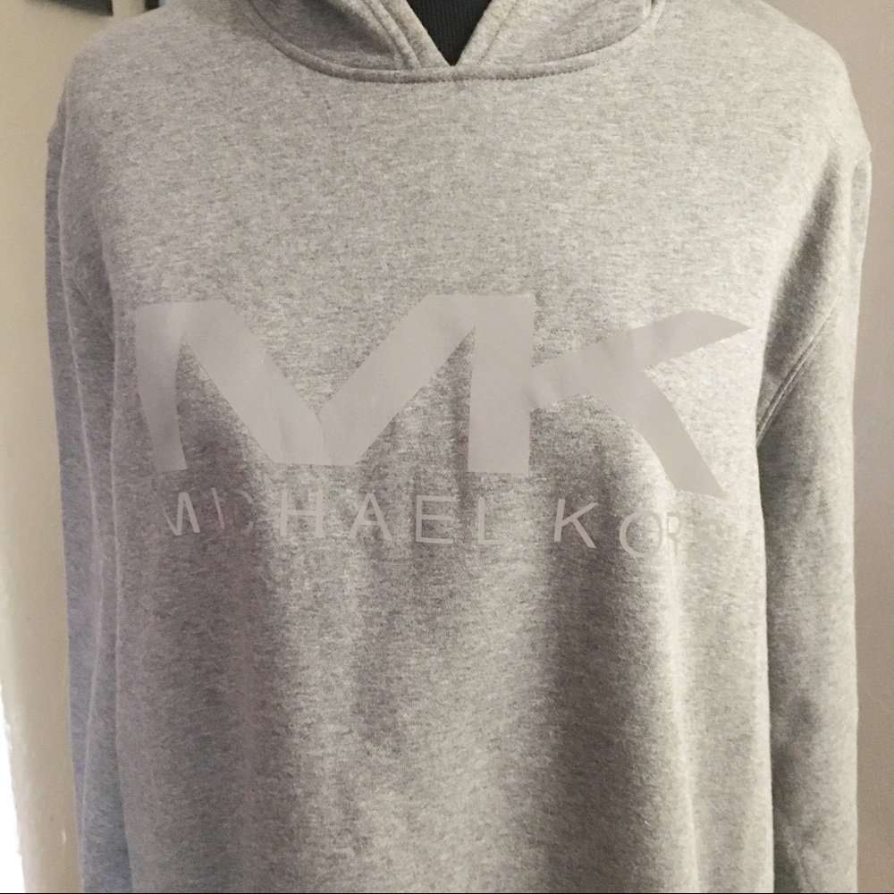 Micheal Kors gray hoodie